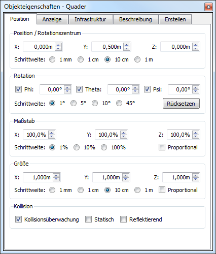 Objekteigenschaften